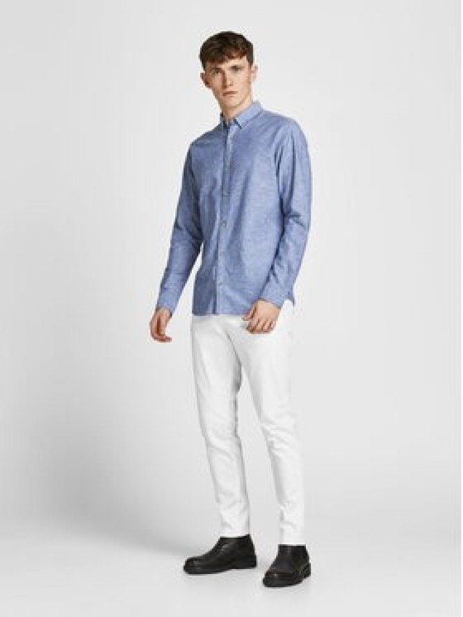 Jack&Jones Chinosy Marco 12150148 Biały Slim Fit