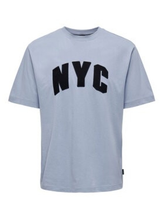 Only & Sons T-Shirt 22026375 Niebieski Relaxed Fit