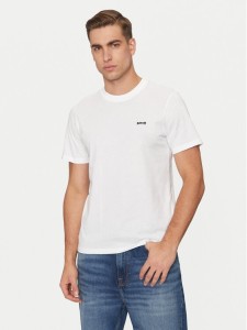 SCHOTT N.Y.C. T-Shirt TSCLAWS1 Biały Regular Fit