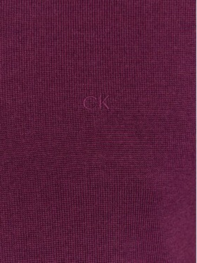 Calvin Klein Sweter Superior K10K109474 Fioletowy Regular Fit