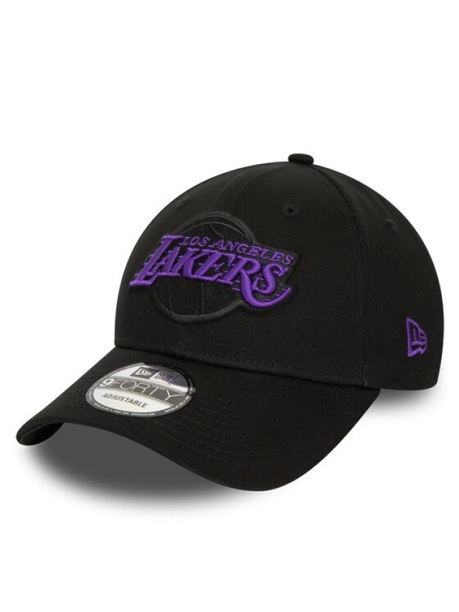 New Era Czapka z daszkiem Side Patch 940 Lakers 60435127 Czarny