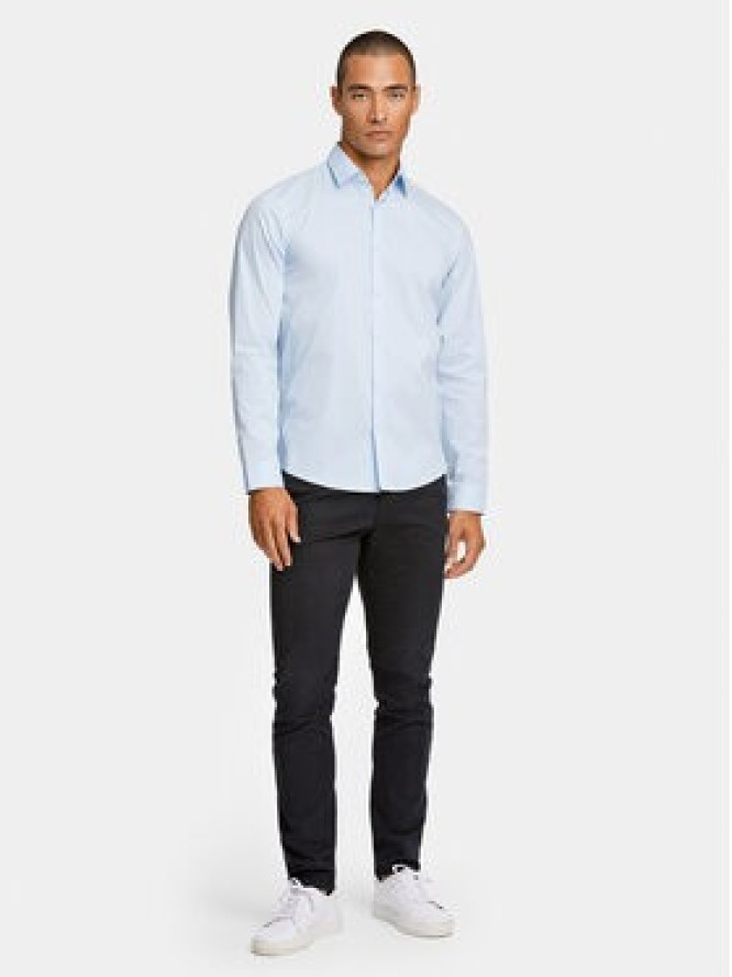 Lindbergh Koszula 30-203172 Błękitny Slim Fit