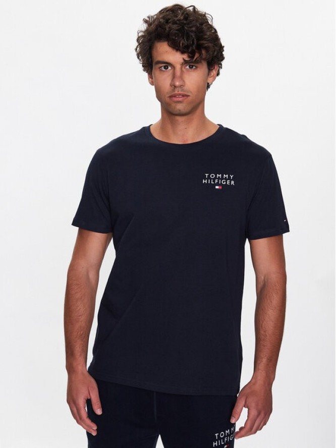 Tommy Hilfiger T-Shirt UM0UM02916 Granatowy Regular Fit