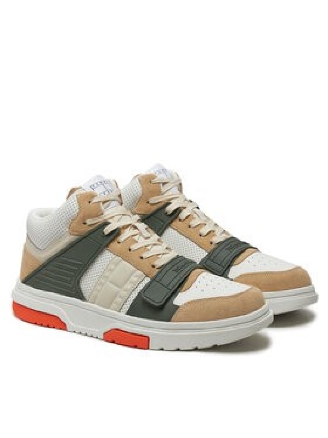 Tommy Jeans Sneakersy The Brooklyn Urban Mid EM0EM01415 Złoty