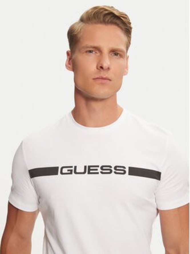 Guess T-Shirt U4BM01 K6YW1 Biały Regular Fit