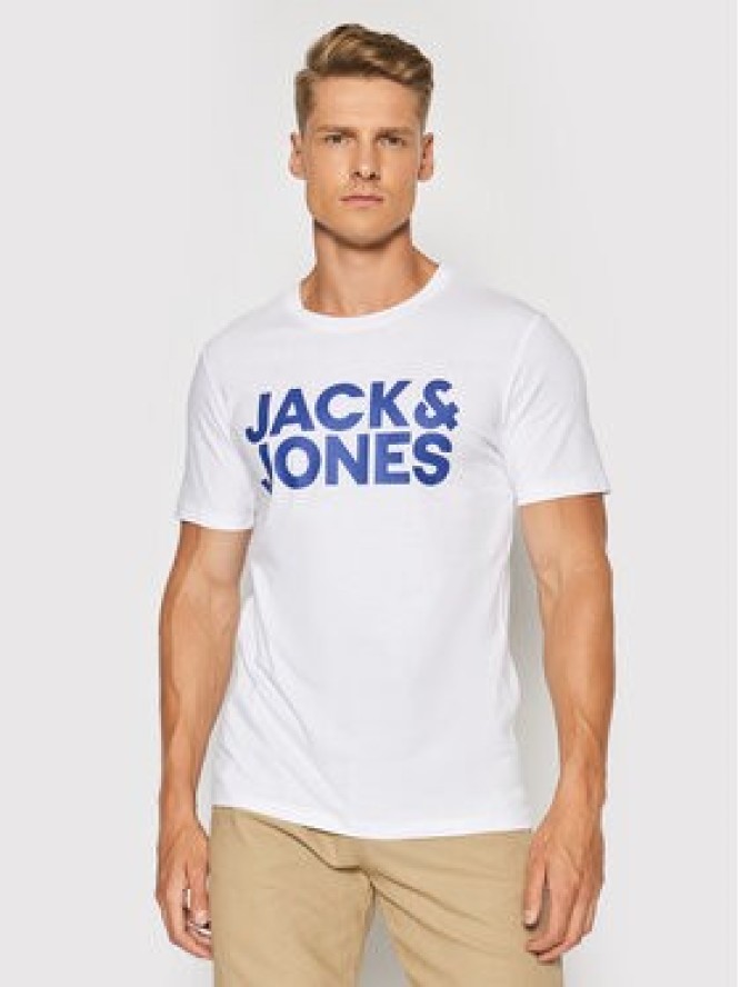 Jack&Jones Komplet 3 t-shirtów Corp Logo 12191762 Kolorowy Regular Fit