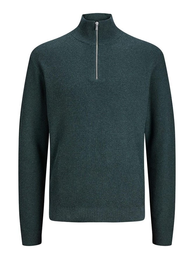 Jack & Jones Sweter w kolorze ciemnozielonym rozmiar: S