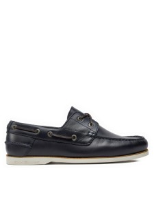 Tommy Hilfiger Mokasyny Th Boat Shoe Core Leather FM0FM04506 Granatowy