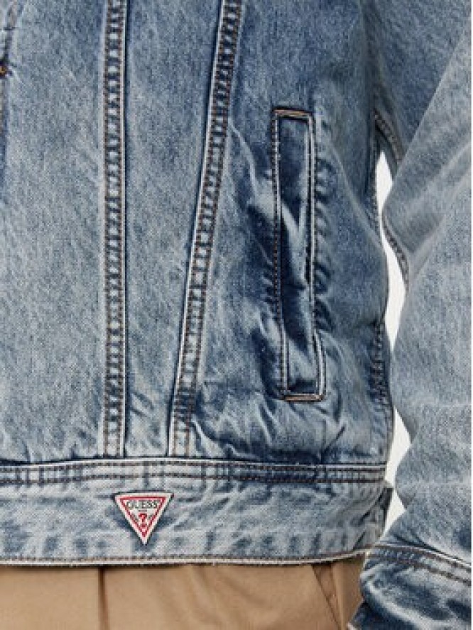 Guess Kurtka jeansowa M4GXN6 D4YO0 Niebieski Regular Fit