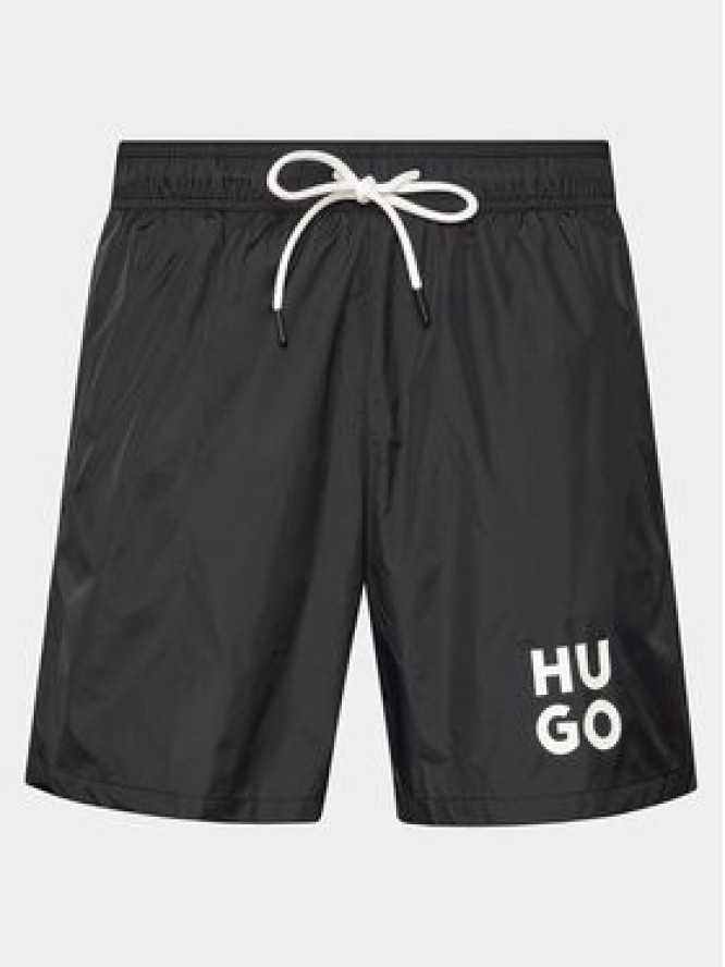 Hugo Szorty kąpielowe Paol 50510190 Czarny Regular Fit