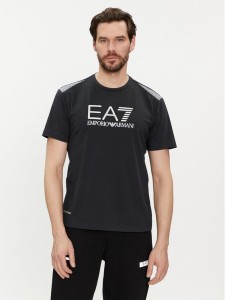 EA7 Emporio Armani T-Shirt 3DPT29 PJULZ 1578 Granatowy Regular Fit