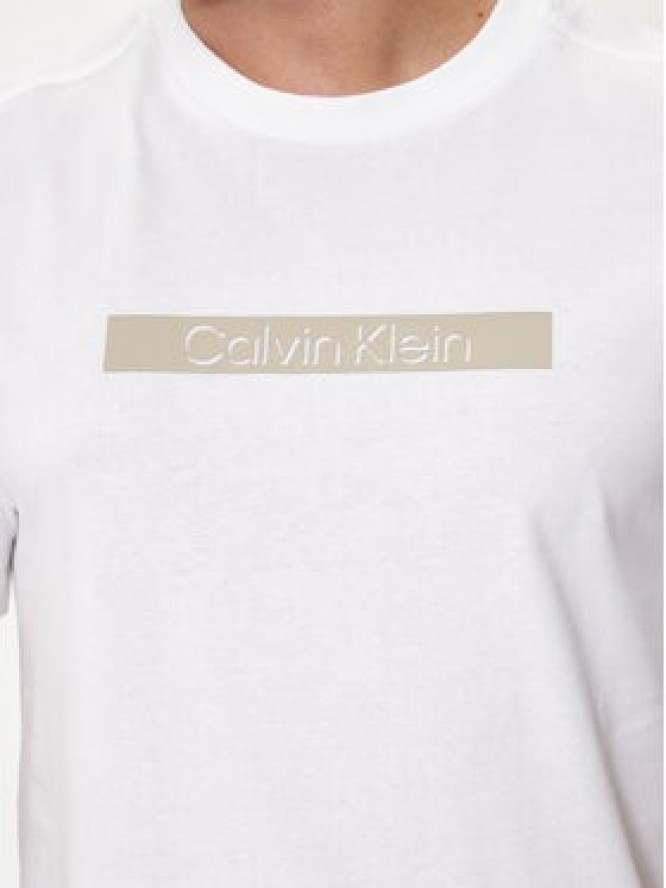 Calvin Klein T-Shirt Shadow Logo K10K113110 Biały Regular Fit