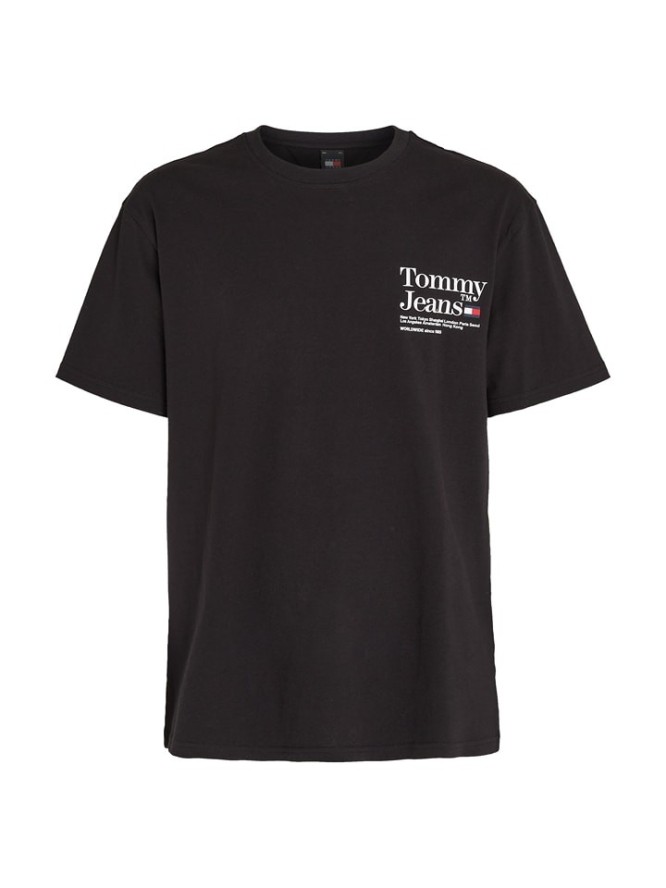 TOMMY JEANS Koszulka w kolorze czarnym rozmiar: M