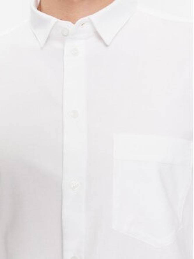 Calvin Klein Koszula Oxford K10K112155 Biały Regular Fit