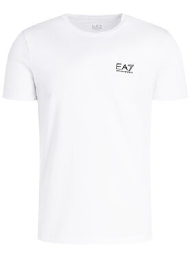 EA7 Emporio Armani T-Shirt 8NPT52 PJM5Z 1100 Biały Regular Fit