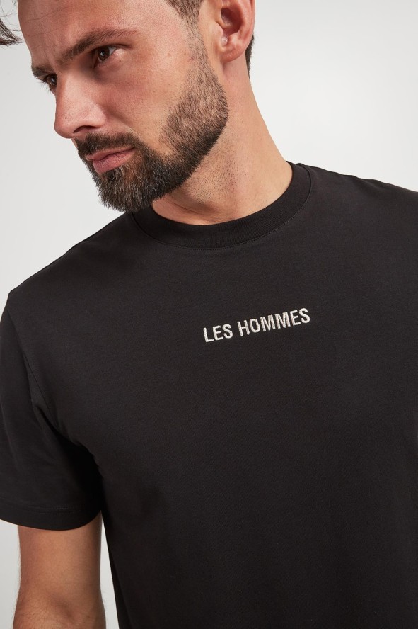 T-shirt męski z logo LES HOMMES