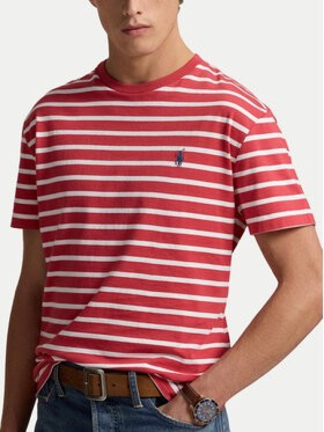 Polo Ralph Lauren T-Shirt 710938134005 Czerwony Slim Fit