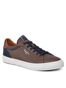 Pepe Jeans Sneakersy PMS30839 Brązowy