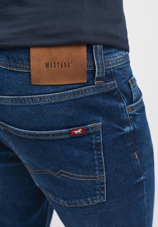 MUSTANG VEGAS MĘSKIE SPODNIE JEANSOWE JEANSY DENIM BLUE 1013663 5000 783