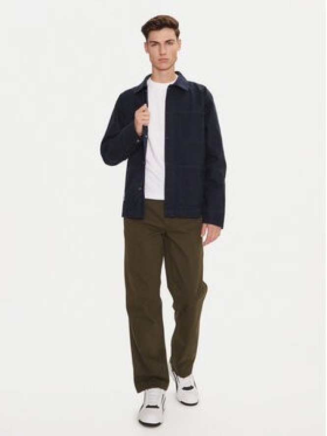 Champion Koszula 220505 Granatowy Loose Fit