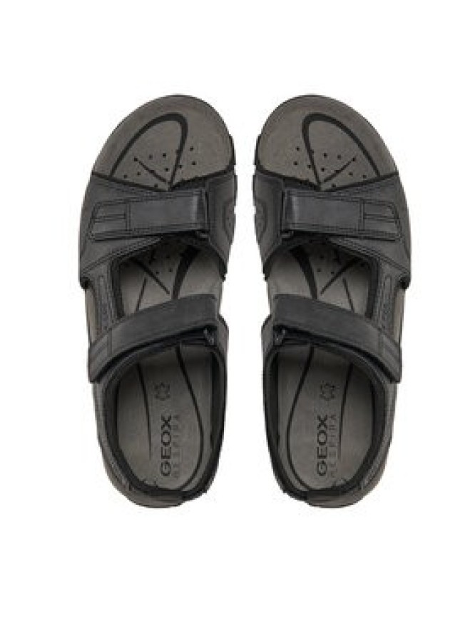 Geox Sandały Uomo Sandal Strada U4524B 000ME C9999 Czarny