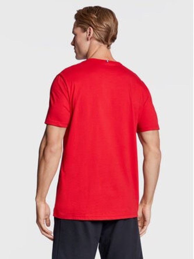 Le Coq Sportif T-Shirt 2120203 Czerwony Regular Fit