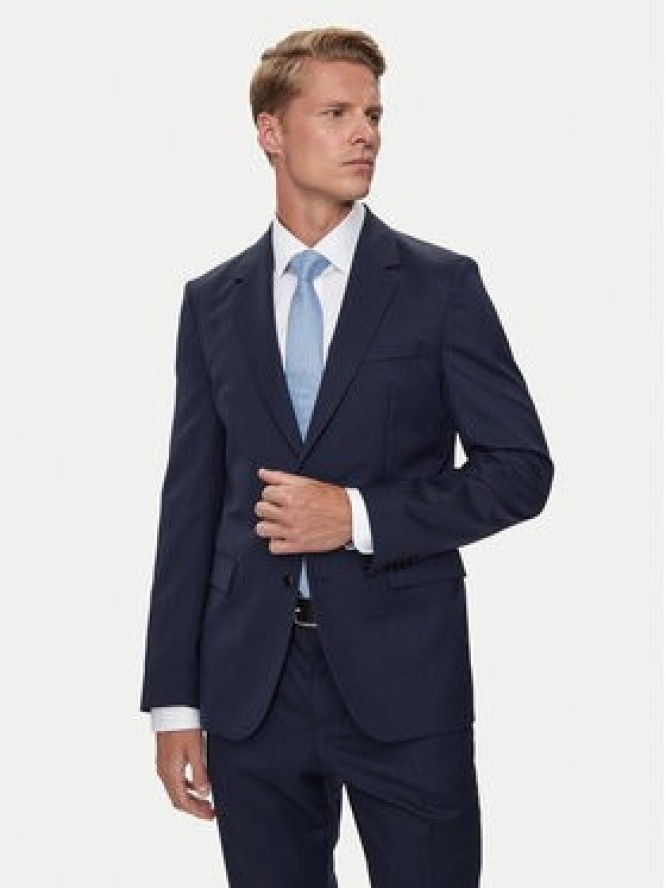 Boss Garnitur H-Houston 50518120 Granatowy Slim Fit