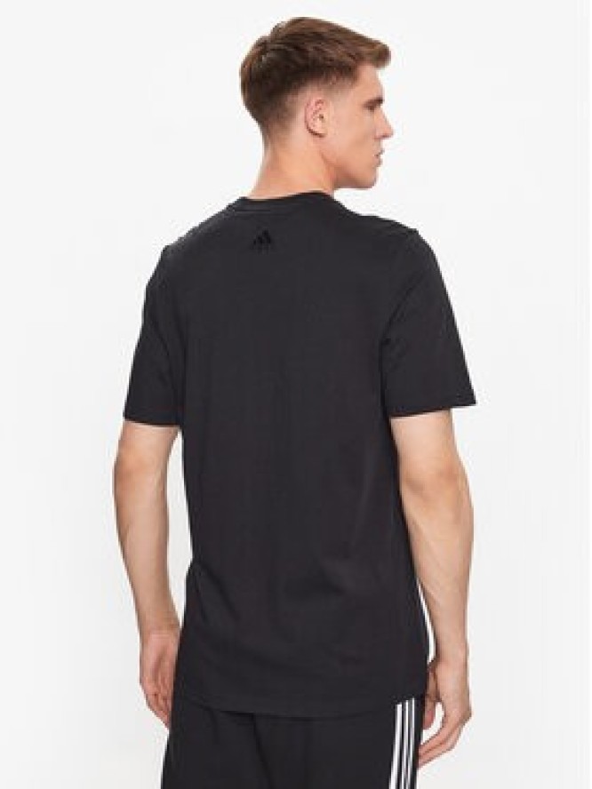 adidas T-Shirt Essentials Single Jersey Big Logo T-Shirt IJ8582 Czarny Regular Fit