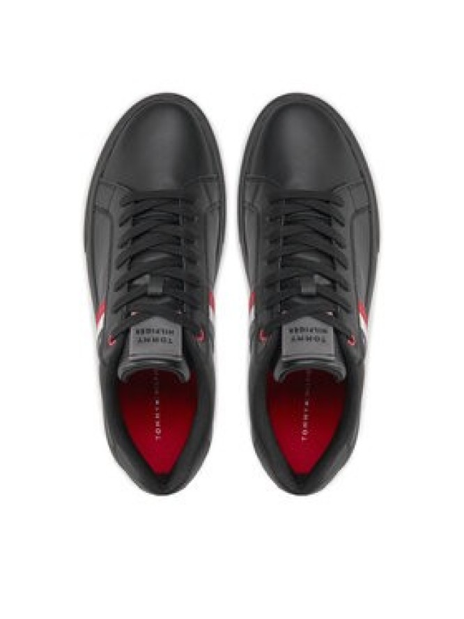 Tommy Hilfiger Sneakersy Essential Leather Cupsole FM0FM04921 Czarny