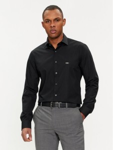 Michael Kors Koszula MK0DS01288 Czarny Slim Fit