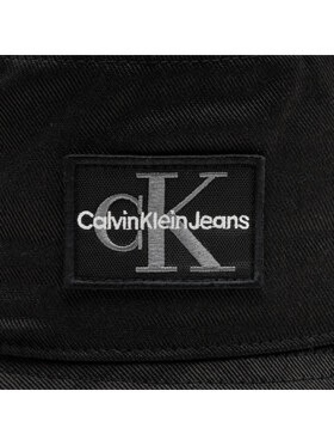 Calvin Klein Jeans Kapelusz Mono Logo Patch Bucket Hat K50K512181 Czarny