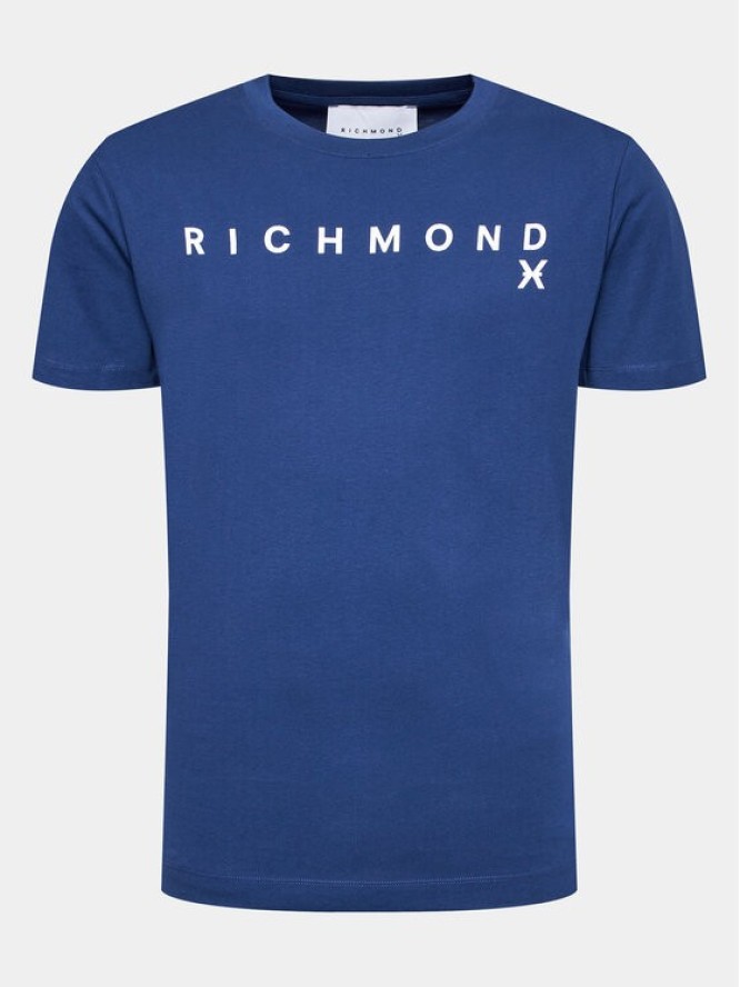 Richmond X T-Shirt UMA23082TS Granatowy Regular Fit