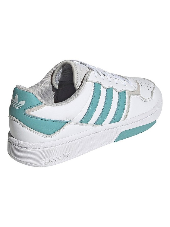 adidas Sneakersy "COURTIC" w kolorze biało-turkusowym rozmiar: 36