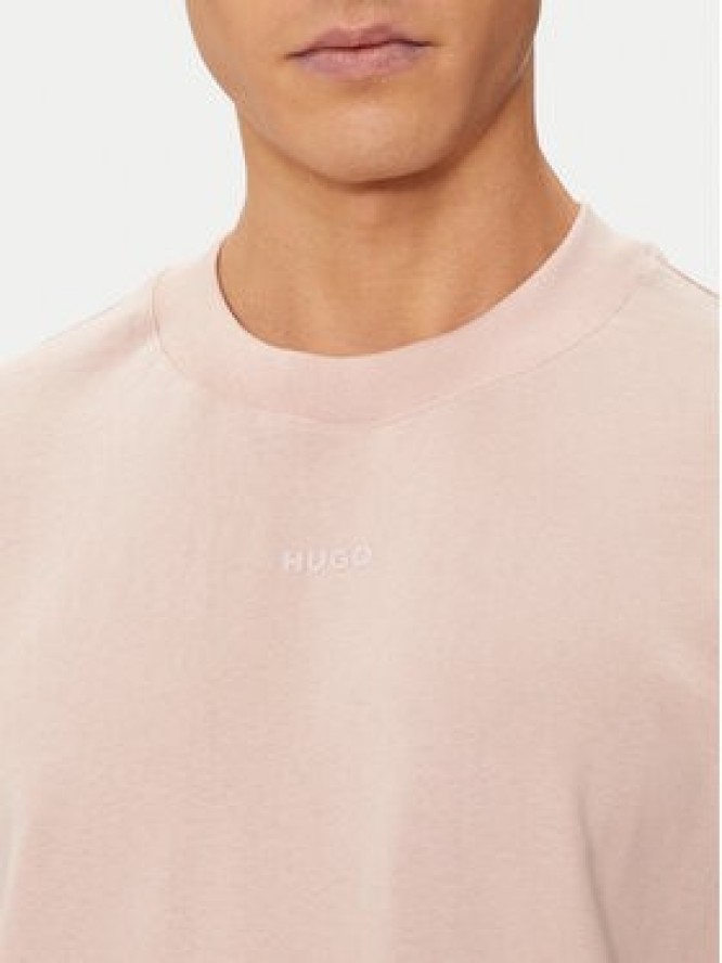 Hugo T-Shirt Dapolino 50488330 Różowy Relaxed Fit