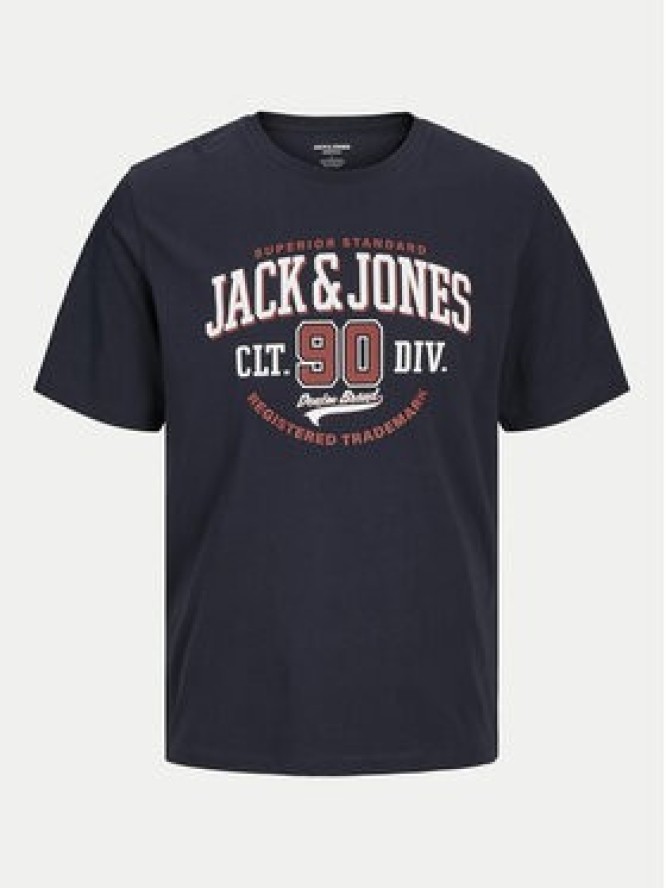 Jack&Jones T-Shirt Logo 12254862 Granatowy Standard Fit