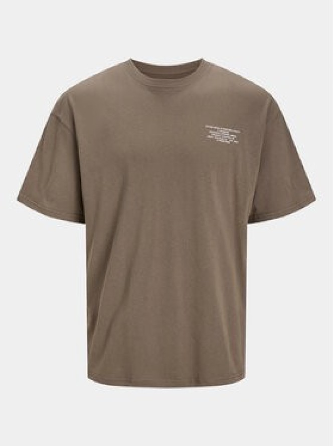 Jack&Jones T-Shirt Riley 12250651 Brązowy Regular Fit