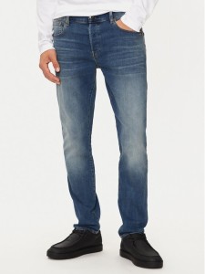 G-Star Raw Jeansy 3301 51001-8968-2965 Granatowy Slim Fit