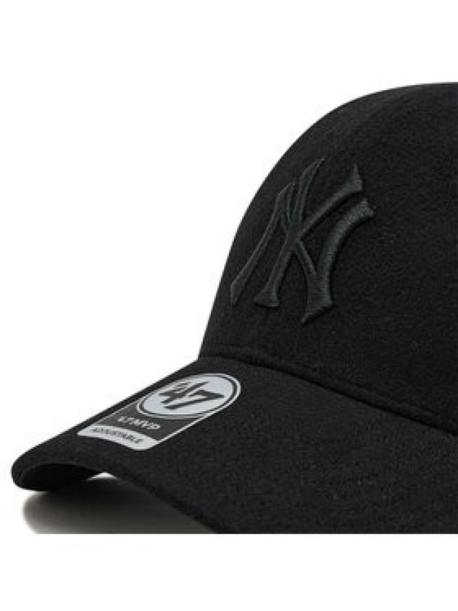 47 Brand Czapka z daszkiem MLB New York Yankees Melton Snapback B-MLTSP17WMP-BK Czarny