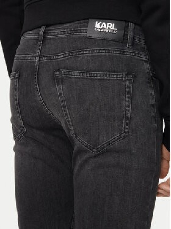 KARL LAGERFELD Jeansy 265840 500830 Czarny Slim Fit