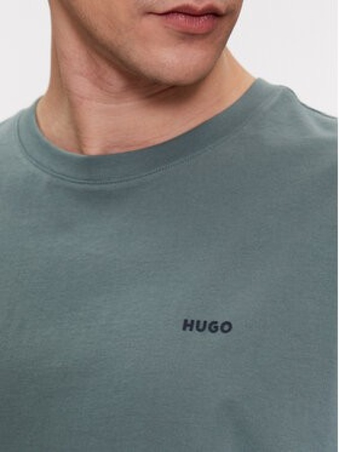 Hugo T-Shirt Dero222 50466158 Zielony Regular Fit