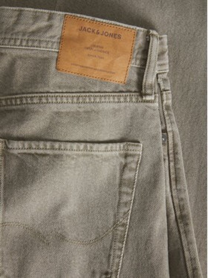 Jack&Jones Szorty jeansowe Tony 12249043 Beżowy Loose Fit