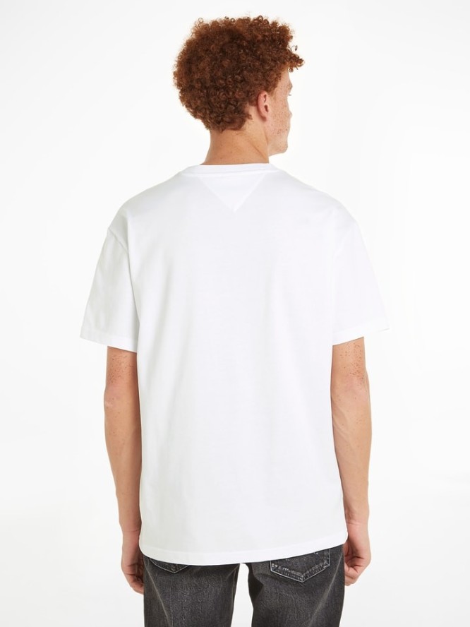 TOMMY JEANS Koszulka w kolorze białym rozmiar: XL