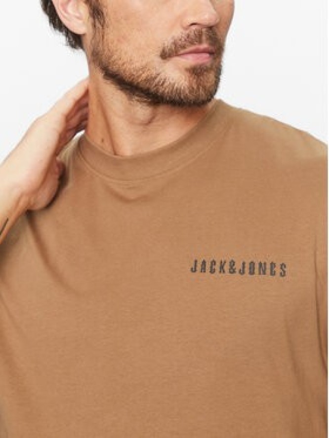 Jack&Jones T-Shirt 12235135 Beżowy Relaxed Fit