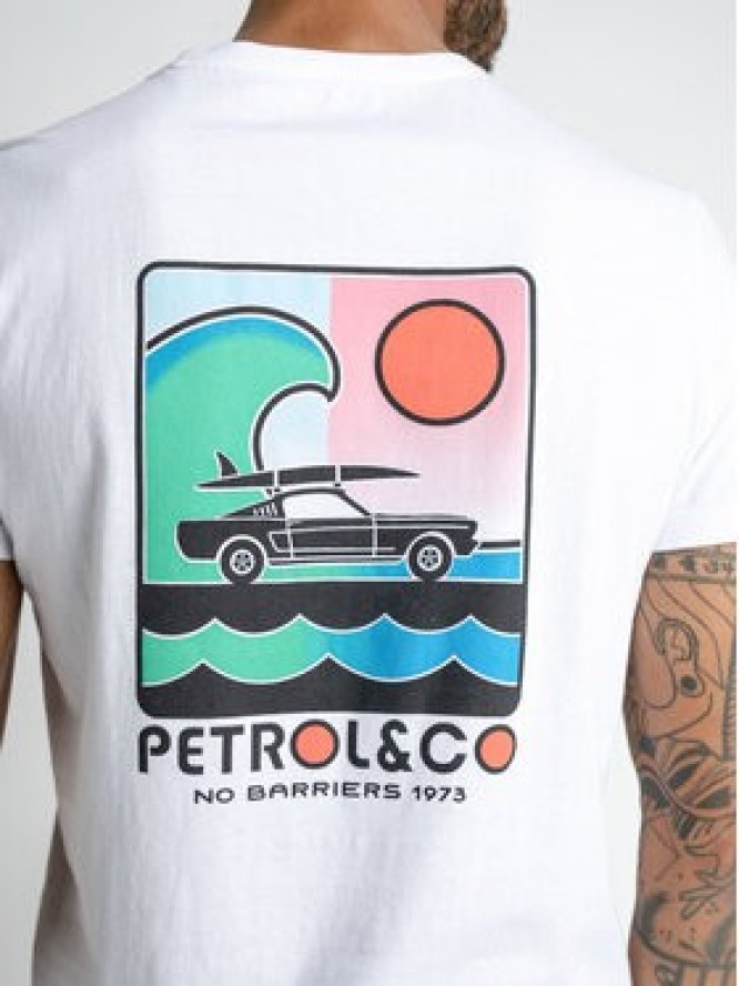 Petrol Industries T-Shirt M-1030-TSR686 Biały Regular Fit