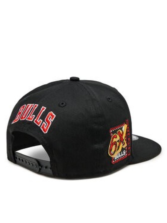 New Era Czapka Nba Patch 950 Bulls Blkfdr 60364257 Czarny