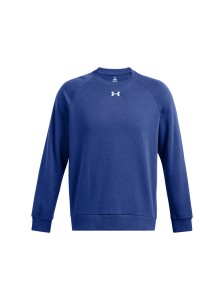 Bluza dresowa męska Under Armour UA Rival Fleece Crew - niebieska