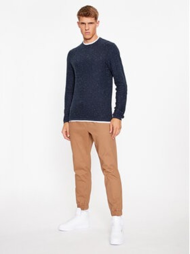 Jack&Jones Sweter 12227443 Granatowy Regular Fit