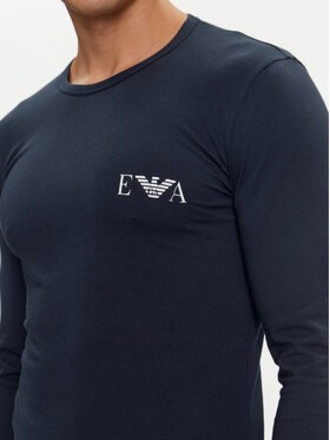 Emporio Armani Underwear Longsleeve 111023 4F715 00135 Granatowy Slim Fit