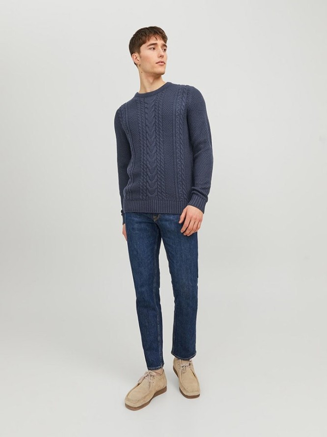 Jack & Jones Sweter w kolorze granatowym rozmiar: L