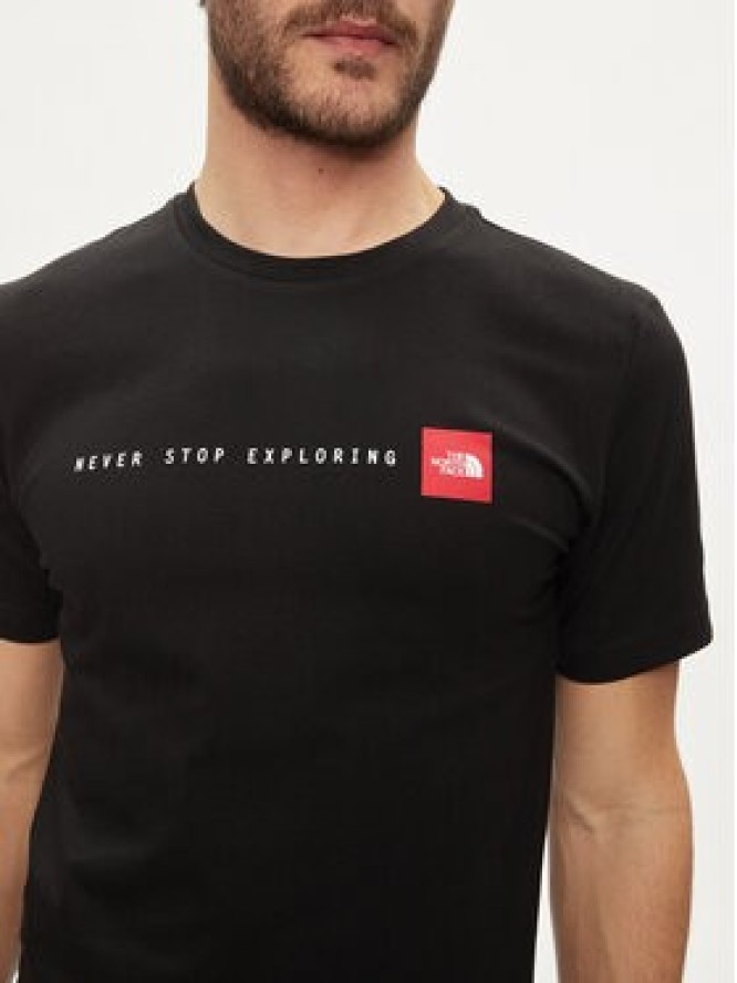 The North Face T-Shirt Never Stop NF0A87NS Czarny Regular Fit